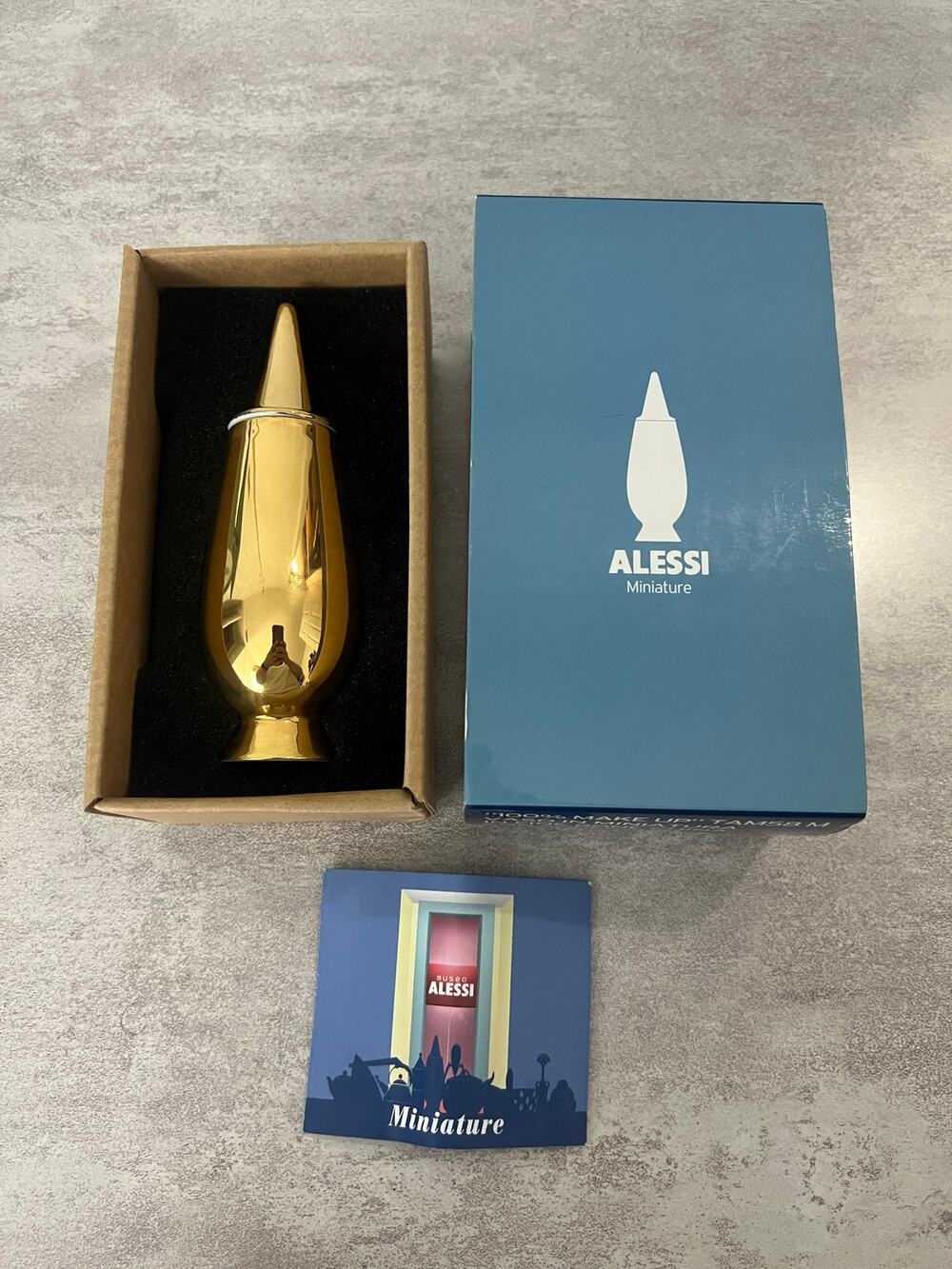 Alessi Miniature 100% Make Up Tam58 Vase in Fine Bone China by Alessandro M. NEW